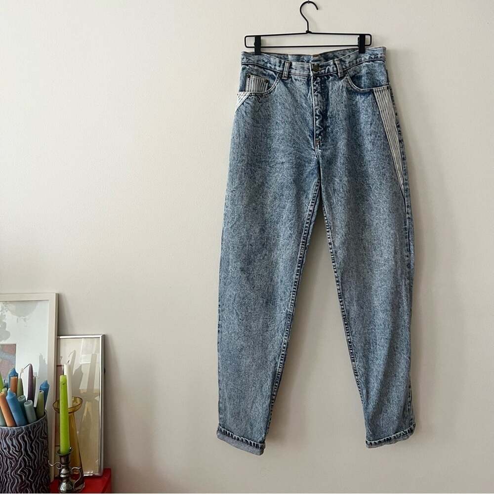 Vintage Zenza Acid Wash High Rise Mom Jeans